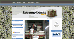 Desktop Screenshot of karung-beras.com